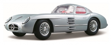 36898 Mercedes-Benz 300 SLR Uhlenhaut Coupe 1955 Silver 1:18
